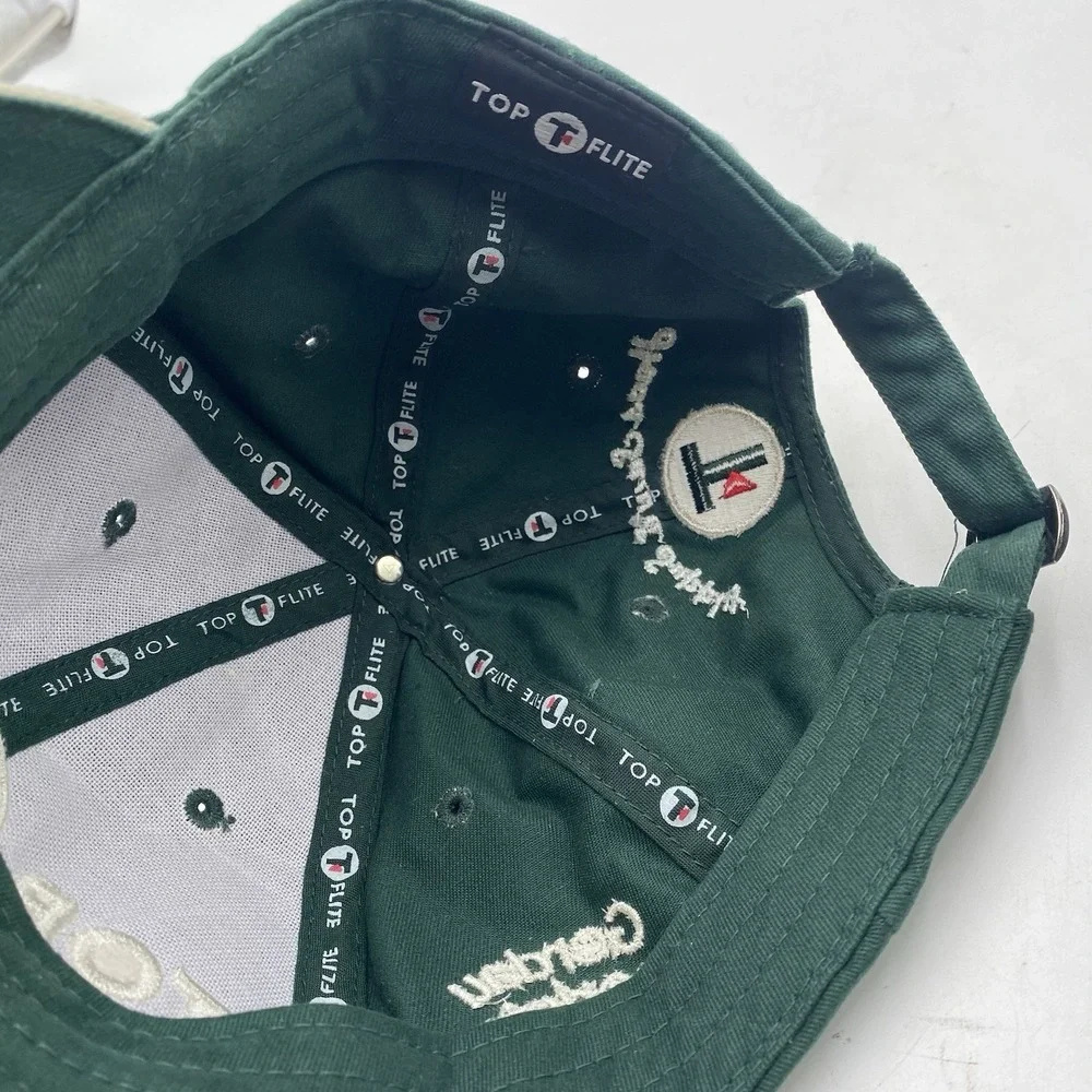 Top Flight Golf TourHat Green Strapback Adjustable Cleaned VGC